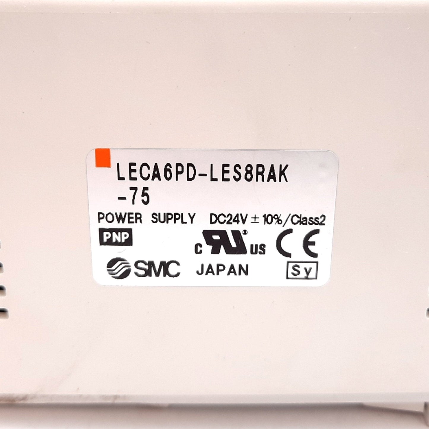 Used SMC LECA6PD-LES8RAK-75 Servo Motor Controller, With LES8RAK-75B-R56PD Actuator