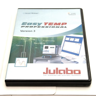 New JULABO 8901105 EasyTemp Professional Control Software, Control up to 24 devices