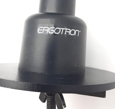 Used Ergotron Pole Monitor Mount w/Grommet Mount Base, 1.5 x 22", 75mm VESA