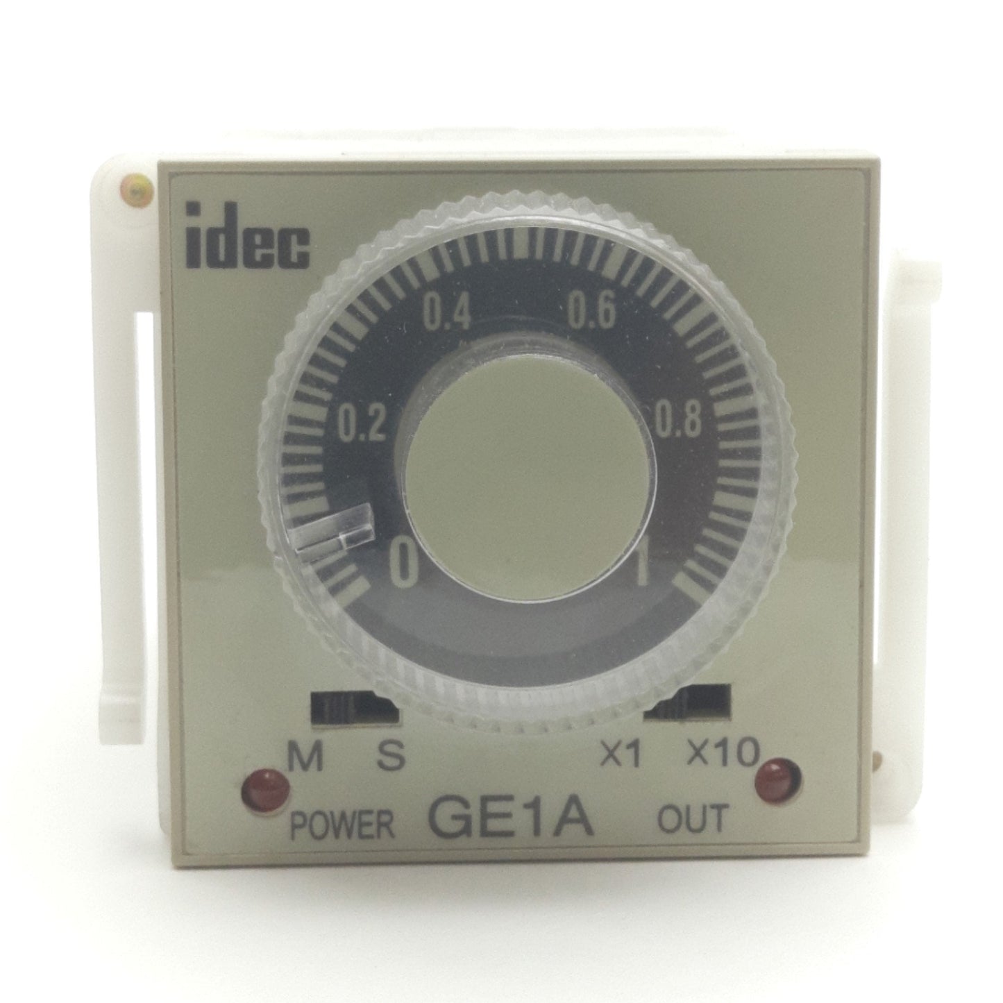 Used IDEC GE1A-B Electronic Timer, On Delay, 0.1s to 10 Minutes, 24VAC/DC, DPDT/SPDT