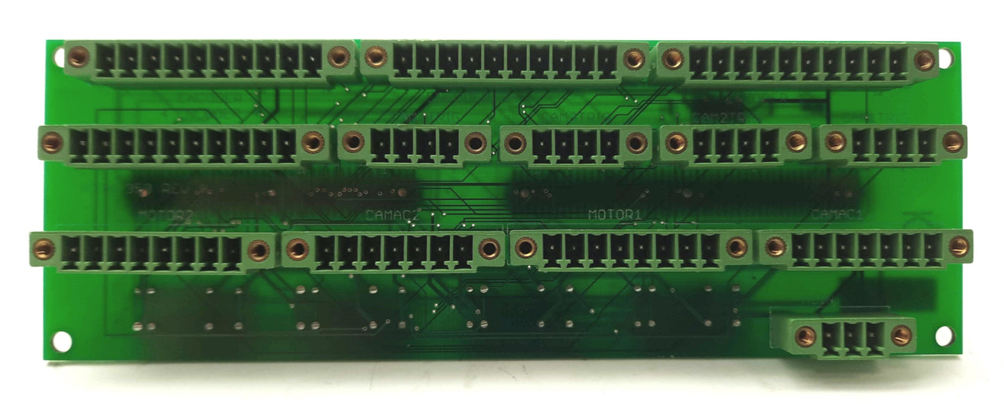 Used CC1 Inc. PCON-350 Rev. A Computer I/O Rear Panel Breakout Board w/ Cables