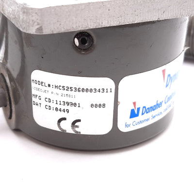 Used Dynapar HC5253600034311 Incremental Encoder, Resolution: 3600PPR, 5-15VDC