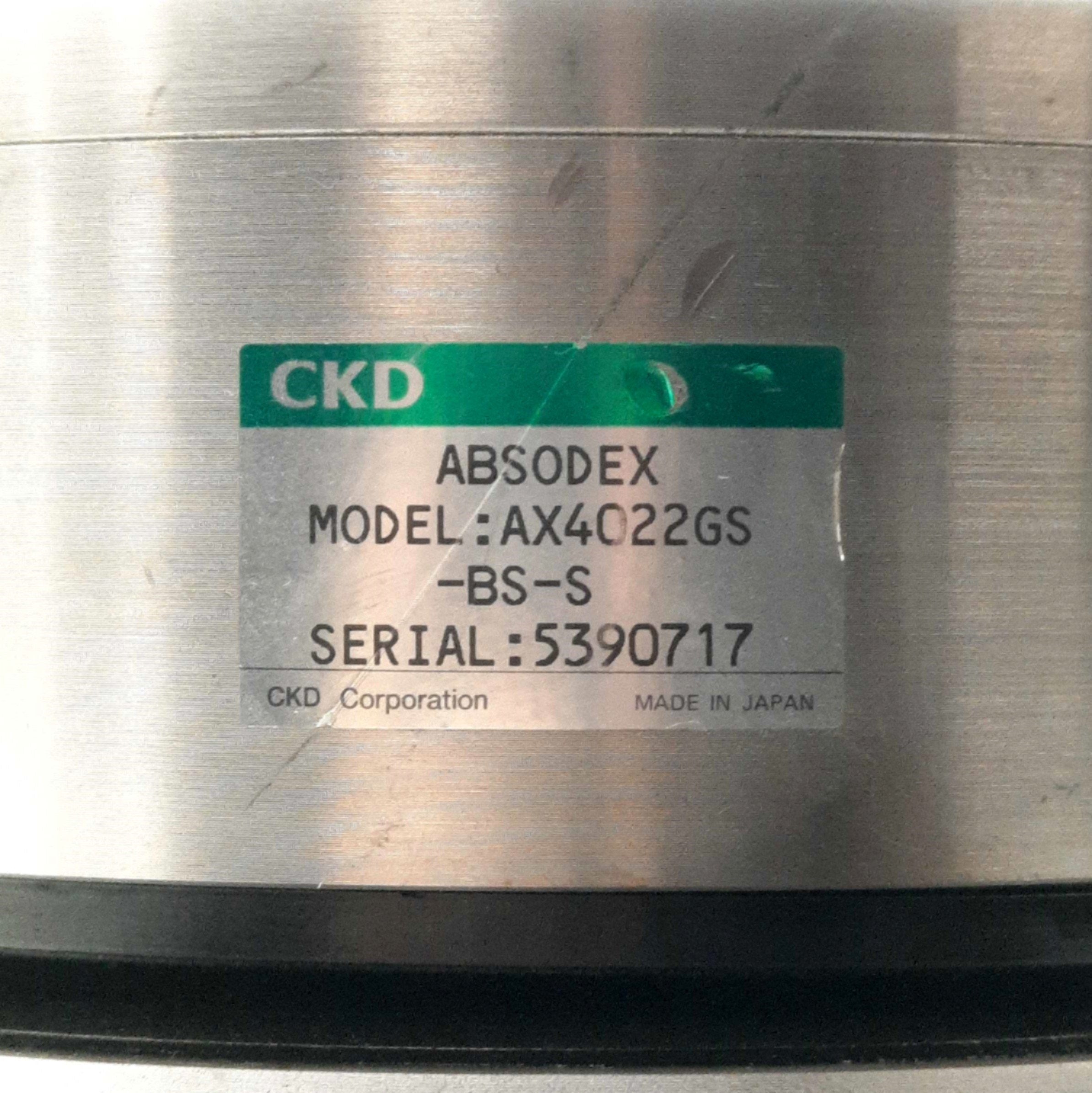 Used CKD AX4022GS ABSODEX Rotary Actuator/Motor 170mm OD Stage 45mm ID 7Nm  3? 230VAC