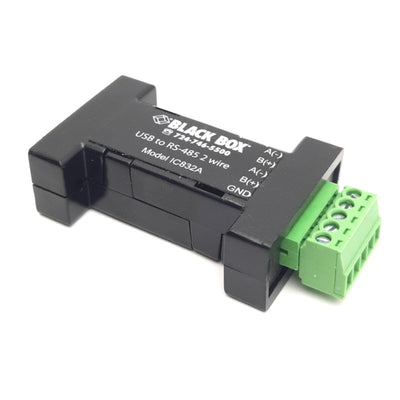 Used Black Box IC832A Mini-Converter (USB to Serial) USB-B to RS-485 2-Wire