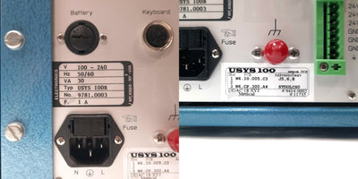 Used Zumbach USYS 100B LASER Micrometer/Gage Controller 1x Sensor 100-240VAC