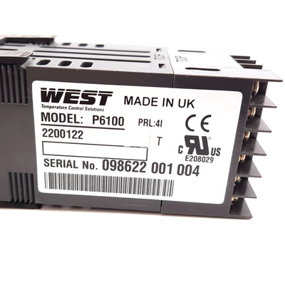 Used West P6100 Temperature Controller, Supply: 20-50VAC / 22-55VDC, 3x Outputs