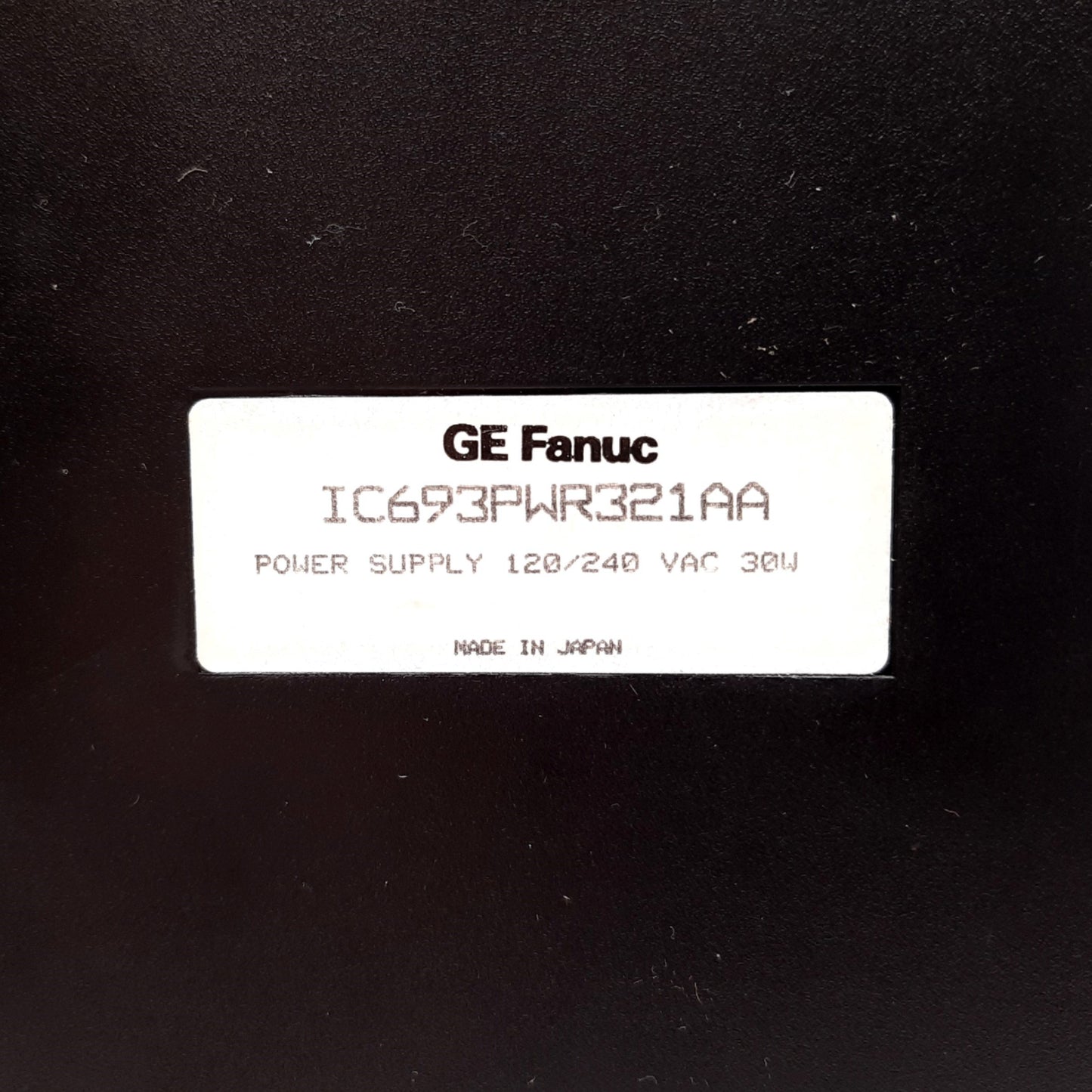 Used GE Fanuc IC693PWR321AA 90-30 Power Supply, Input: 120/240VAC, Output: 24VDC 30W