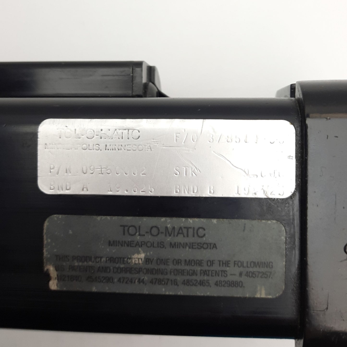 Used Tolomatic BC212NPSK09.00 Linear Actuator 9" Stroke, 1.25" Bore, 1/4" NPT