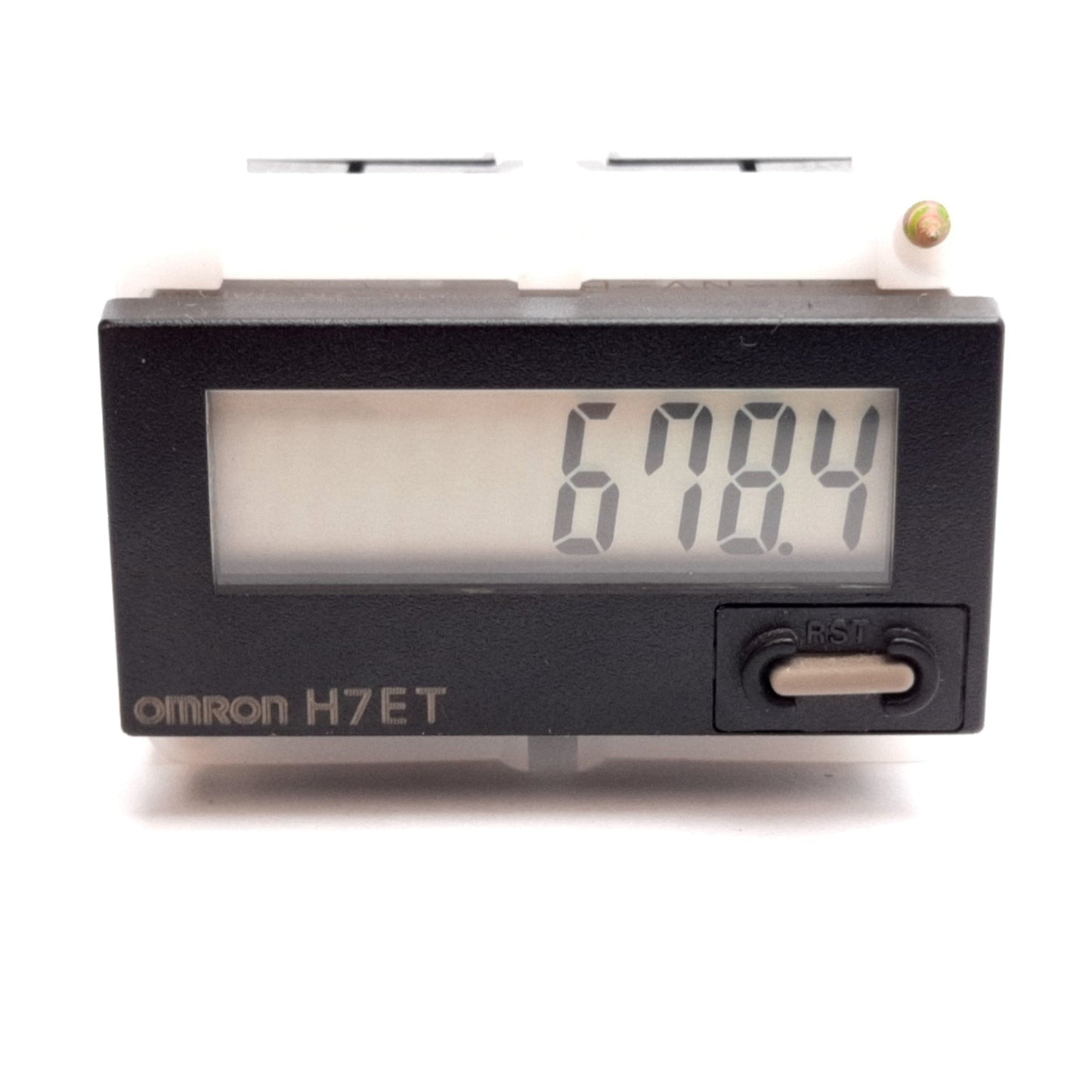 Used Omron H7ET-NV-B Time Counter, Range: 0.0 to 999999.9h, 4.5-30VDC, LCD Display