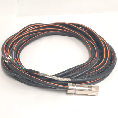 New Other Flex Cable FC-CPWM7DF-16AF-M010 Servo Power Cable, 16AWG, 10m Long