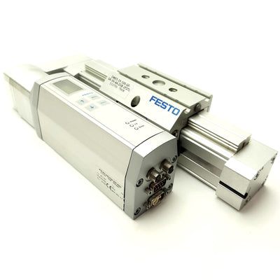 Used Festo DMES-25-100-GF-GK-SV-AX Linear Positioner & Drive 100mm Travel 24VDC