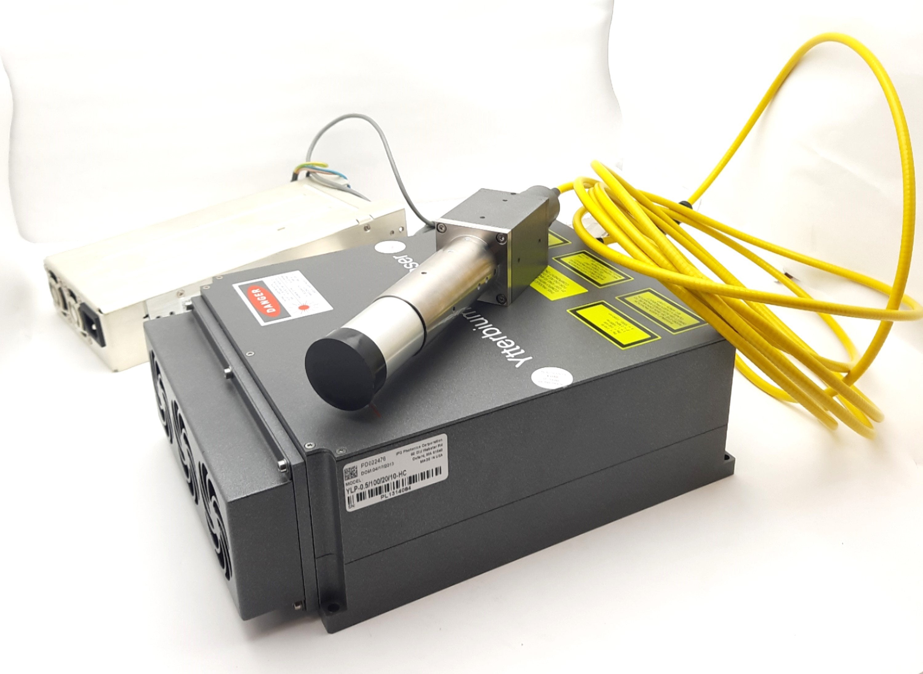 New IPG Photonics YLP-0.5/100/20/10-HC Ytterbium Fiber Laser, 10W, 1064nm  24VDC 100W