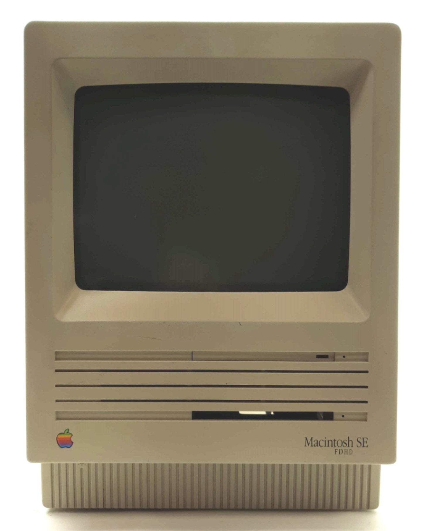 Used Apple Macintosh SE FDHD Case w/CRT, Power PCB, CRT PCB, FDD & HDD Bays *Bad FBT*