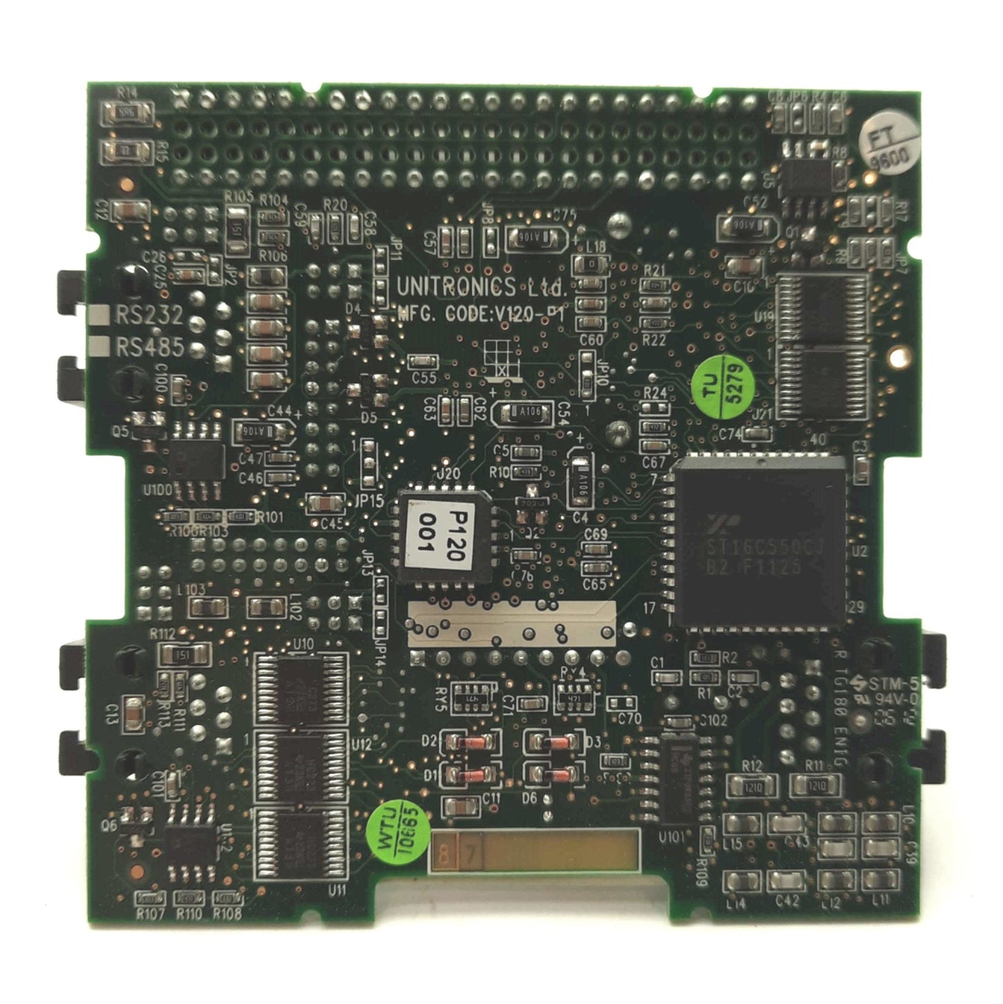 Used Unitronics SAV120-P1M-EXA Main Control Board for V120-22-UN2 Vision120 PLC & HMI