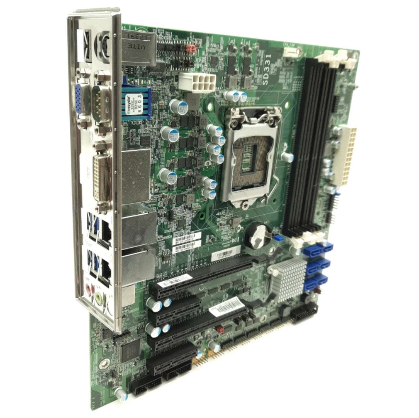 Used DFI SD331-C236 Motherboard mATX Socket 1151 2x PCIe x16 7x RS-232 DVI/VGA/DP