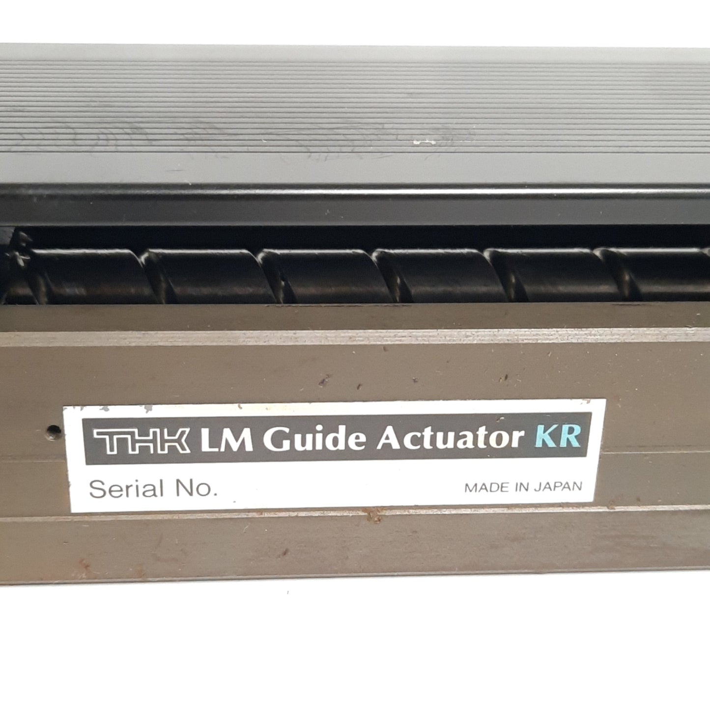 Used THK KR4620A-440P0-10 LM Guide Actuator, NEMA 23 Mount, 20mm Lead, 440mm Length