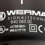 Used Werma 840.085.00 840.300.00 Amber Stack Light 2-Layer, 12-230V AC/DC, Base Mount