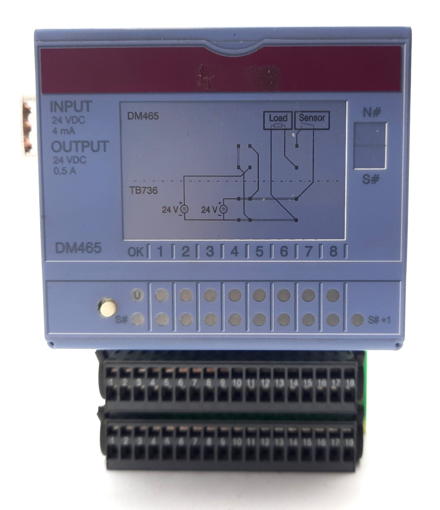 Used B&R Automation 7CM211.7 Rev L0 Combination PLC Module, 8-Inputs/Outputs 24VDC