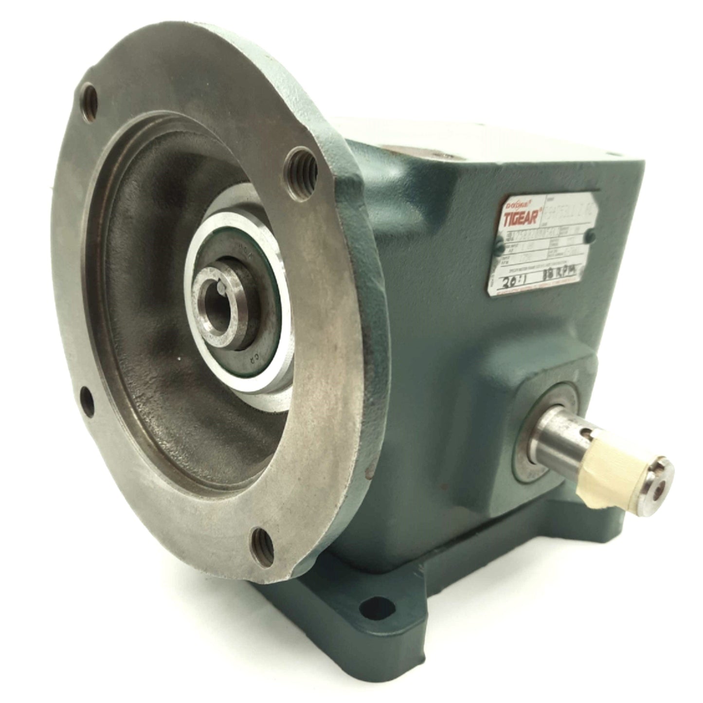 New – Open box Dodge MR94743L1 Z FC Right Angle Gearhead, 20:1, 1HP, 5/8" Bore, 7/8" Shaft, 56C