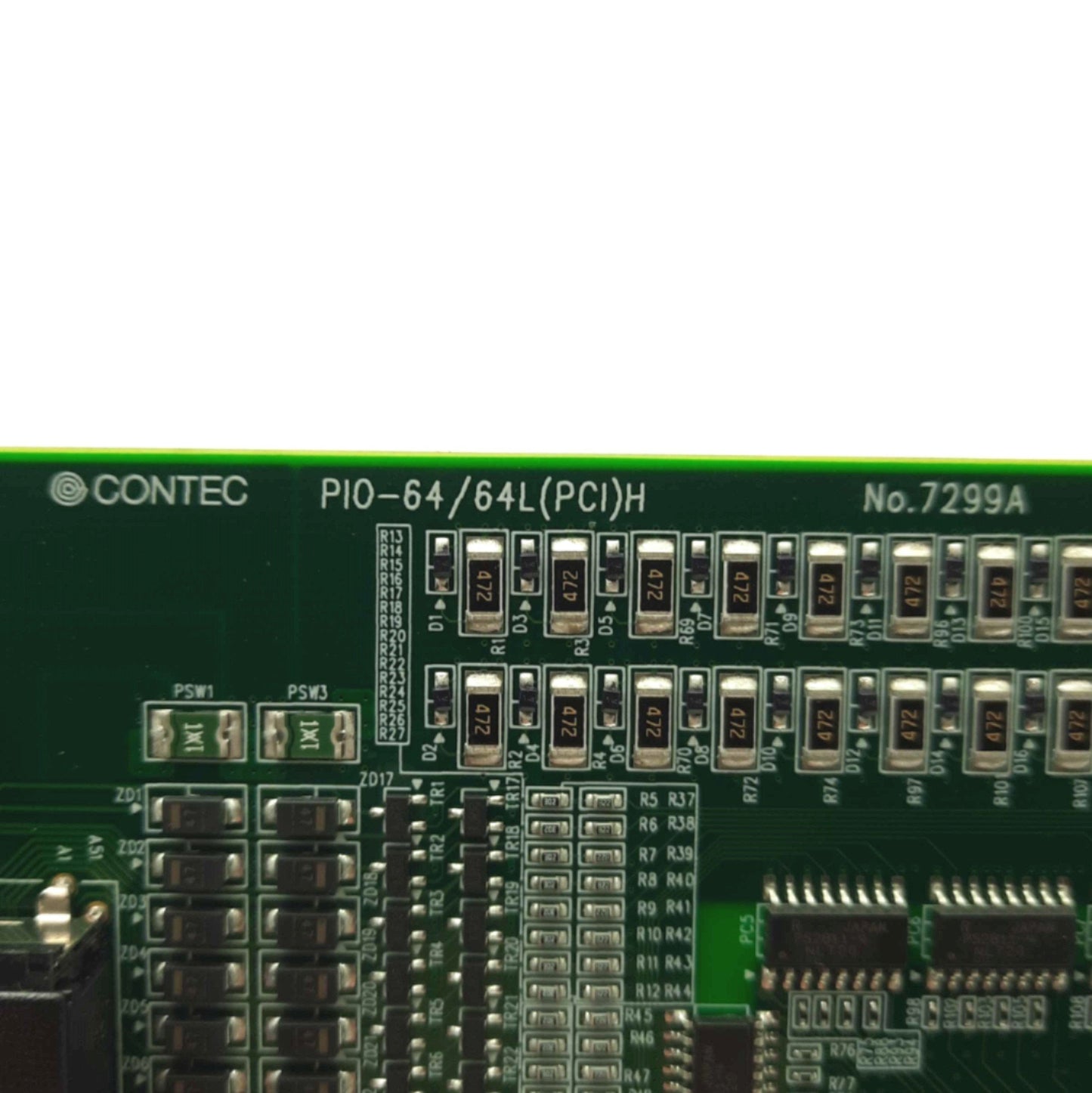 Used Contec PIO-64/64L(PCI)H Digital I/O Card, 64-Channel, 12-24VDC, 200?sec, PCI