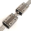 Used Staf BGXS25BN ADABCIE Linear Bearing, 2x Carriages on 517mm Rail, 57.5mm x 48mm