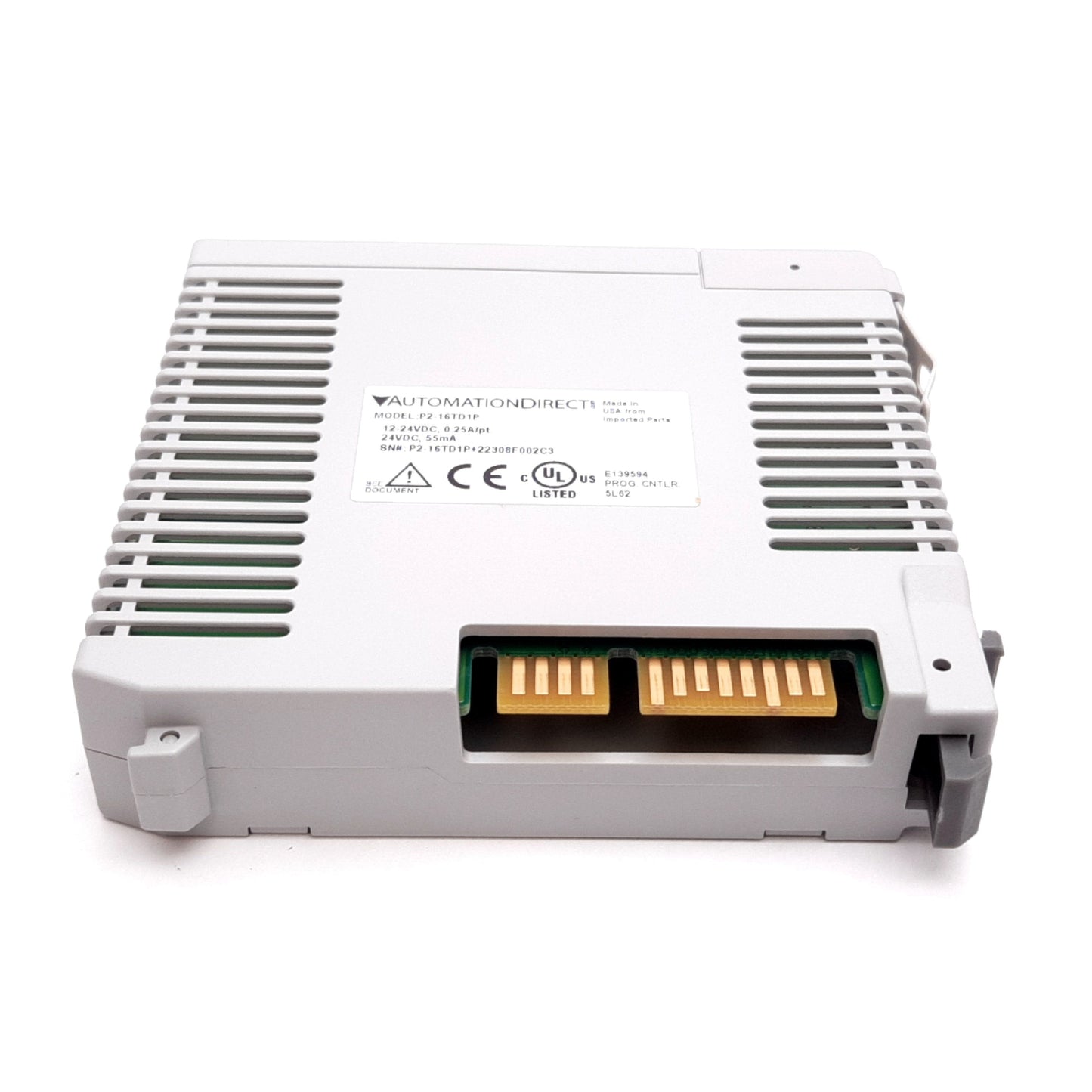 New Automation Direct P2-16TD1P P2000 PLC Output Module, 16-Point, 12-24VDC