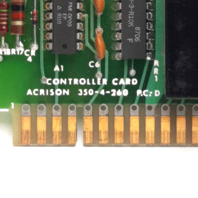 Used Acrison Inc 115-0454 / 350-4-260 Controller Card Module For Continuous Blender