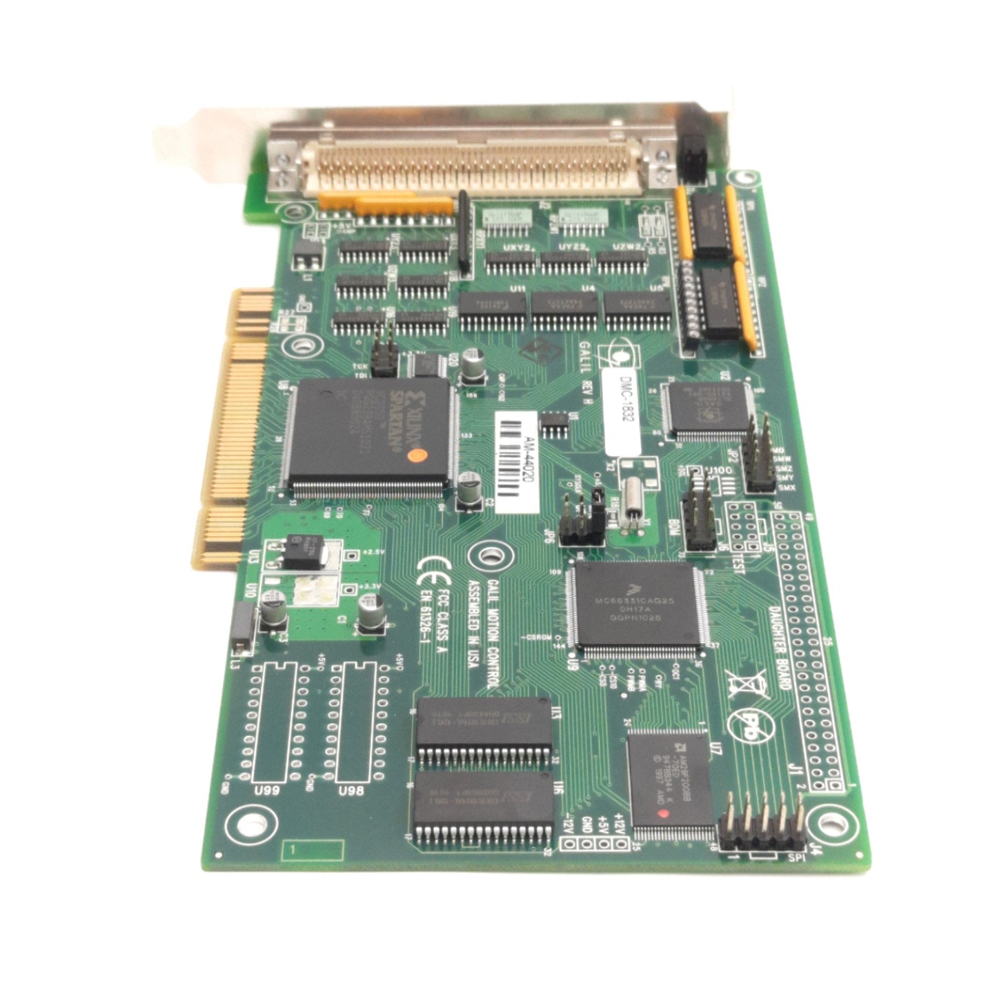 Used Galil DMC-1842 RevH Servo Amplifier Card / Controller, PCI, 100-Pin High Density