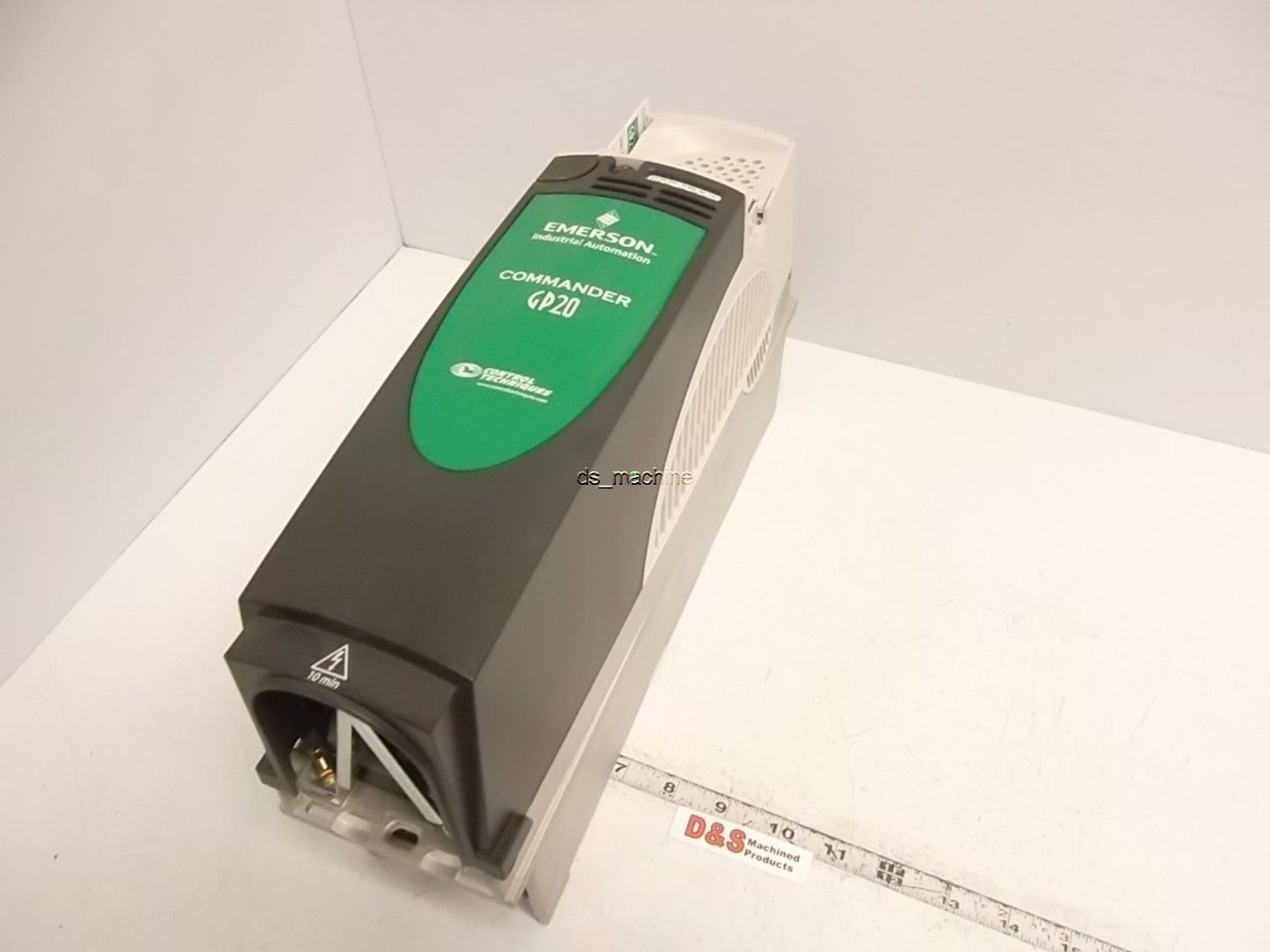 Used Emerson CGP1201 GP20 Commander Drive (missing connectors)