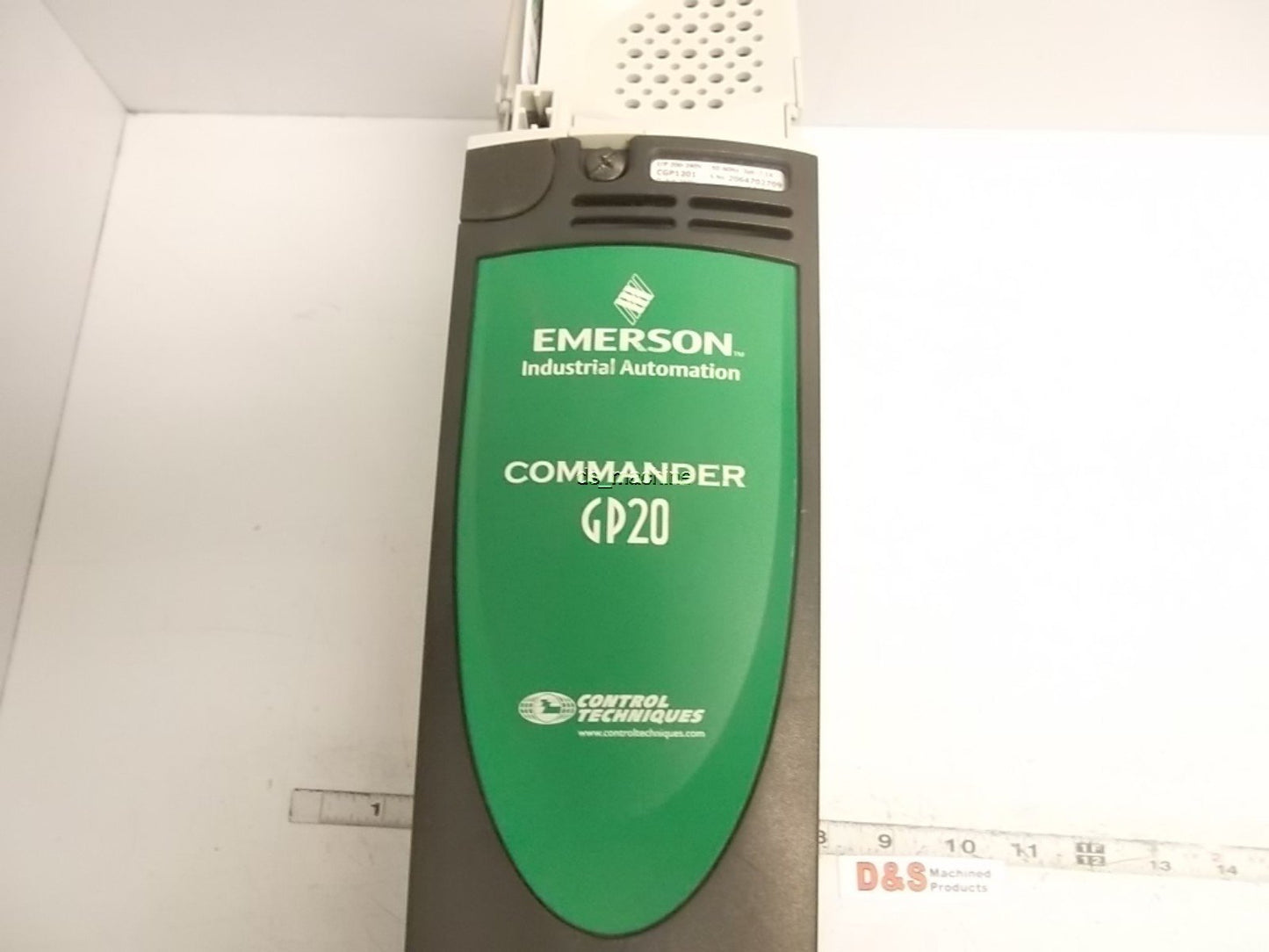 Used Emerson CGP1201 GP20 Commander Drive (missing connectors)