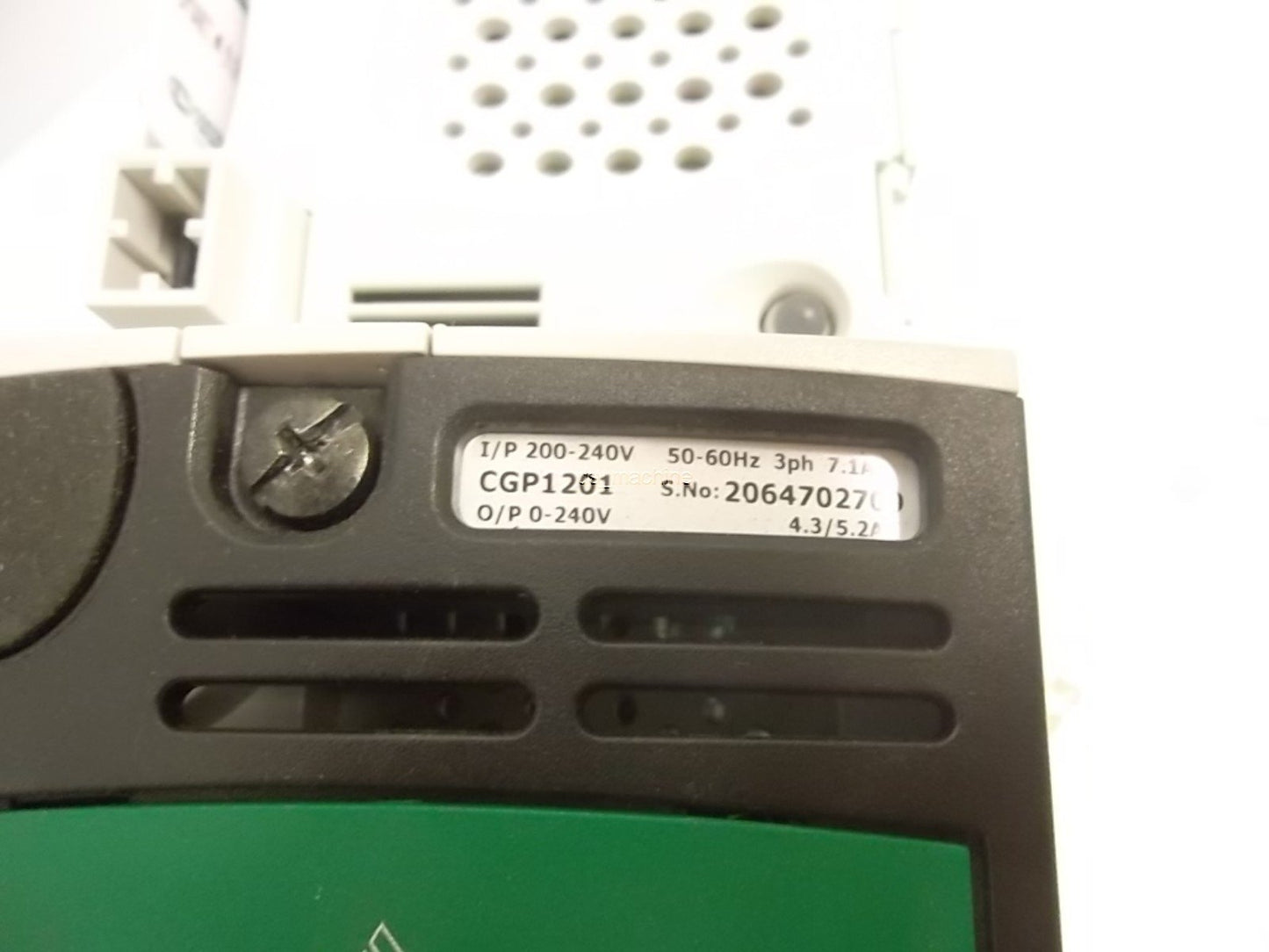 Used Emerson CGP1201 GP20 Commander Drive (missing connectors)