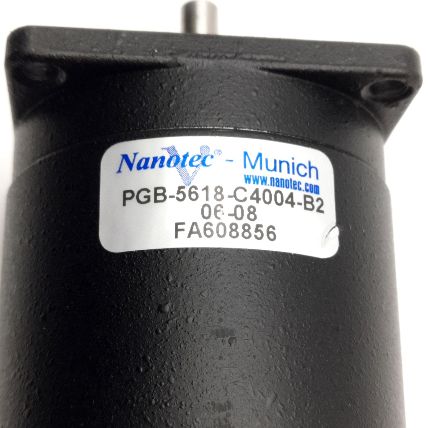 Used Nanotec PGB-5618-C4004-B2 Stepper Motor w/ 24V Brake, 4 Amps, 130Ncm, NEMA 23