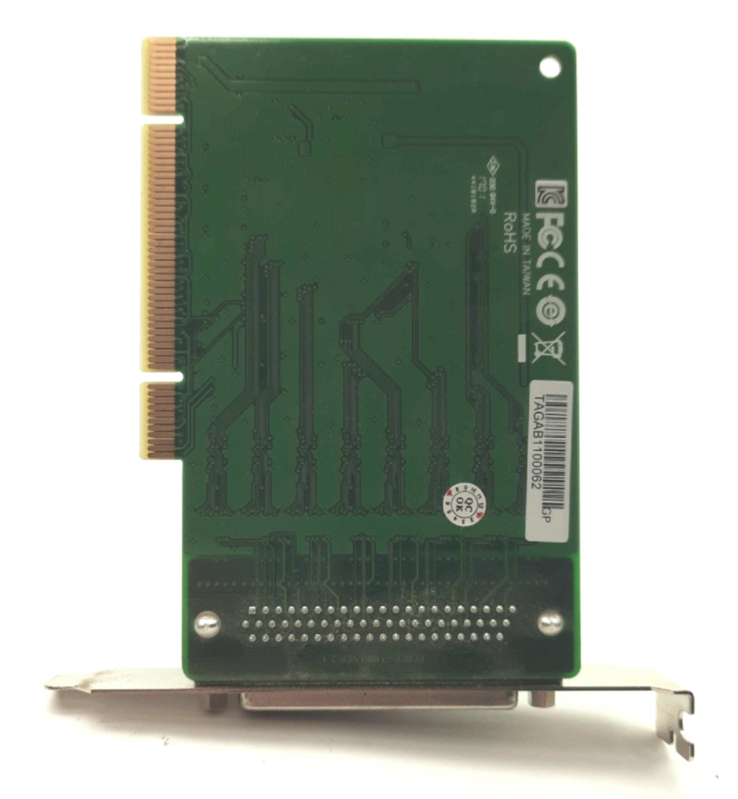 Used Moxa CP-168U 8-Port Serial Interface Card, PCI Slot, 8x RS-232, DB62 Connecotr