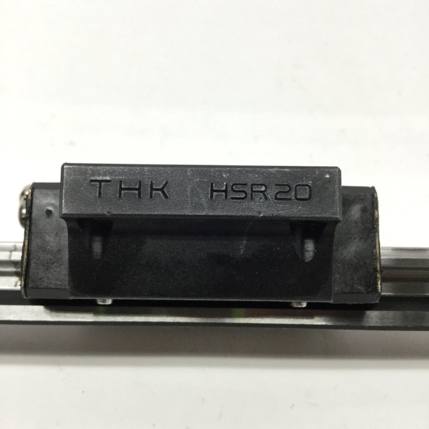 Used THK HSR20 Linear Motion Ball Bearing Block Slide Carriage on 580mm Guide Rail