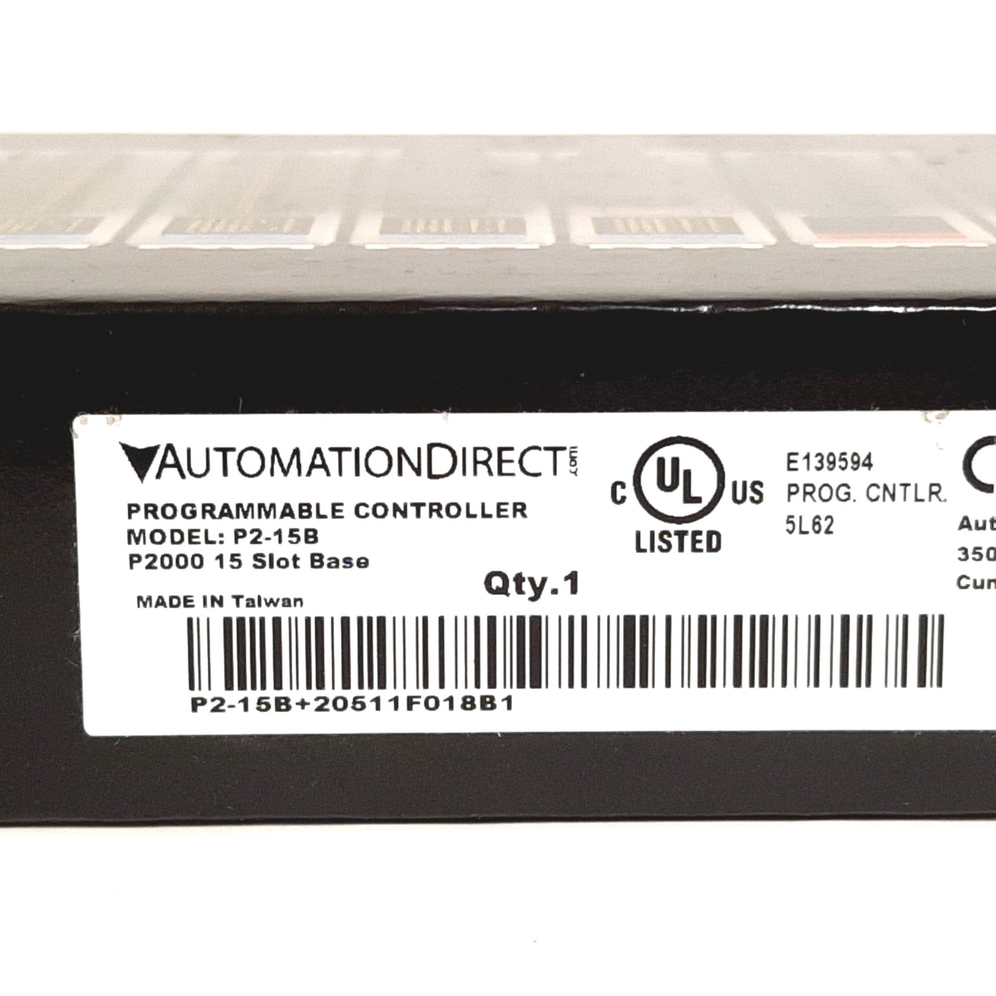 New Other Automation Direct P2-15B P2000 PLC I/O Base, Holds Power Supply / CPU / 15x I/O