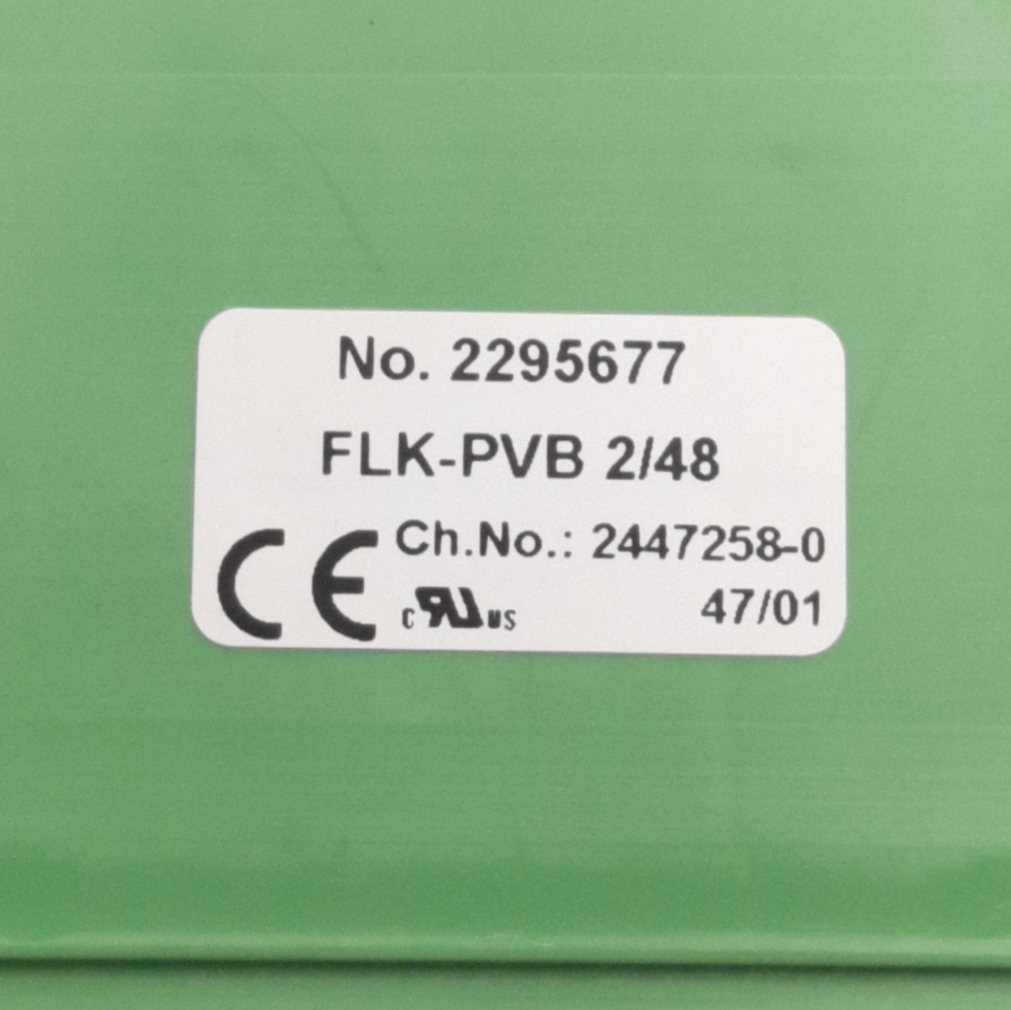 Used Phoenix Contact FLK-PVB2/48 2295677 Varioface Module 24-Pos PCB Terminals, 250V