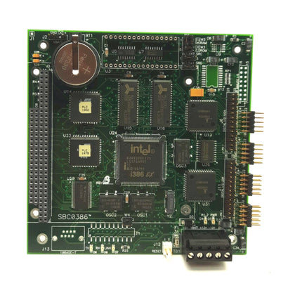 Used MICRO/SYS SBC0386EX Single Board Computer Intel 386EX 25Mhz 1MB RAM RS232/485