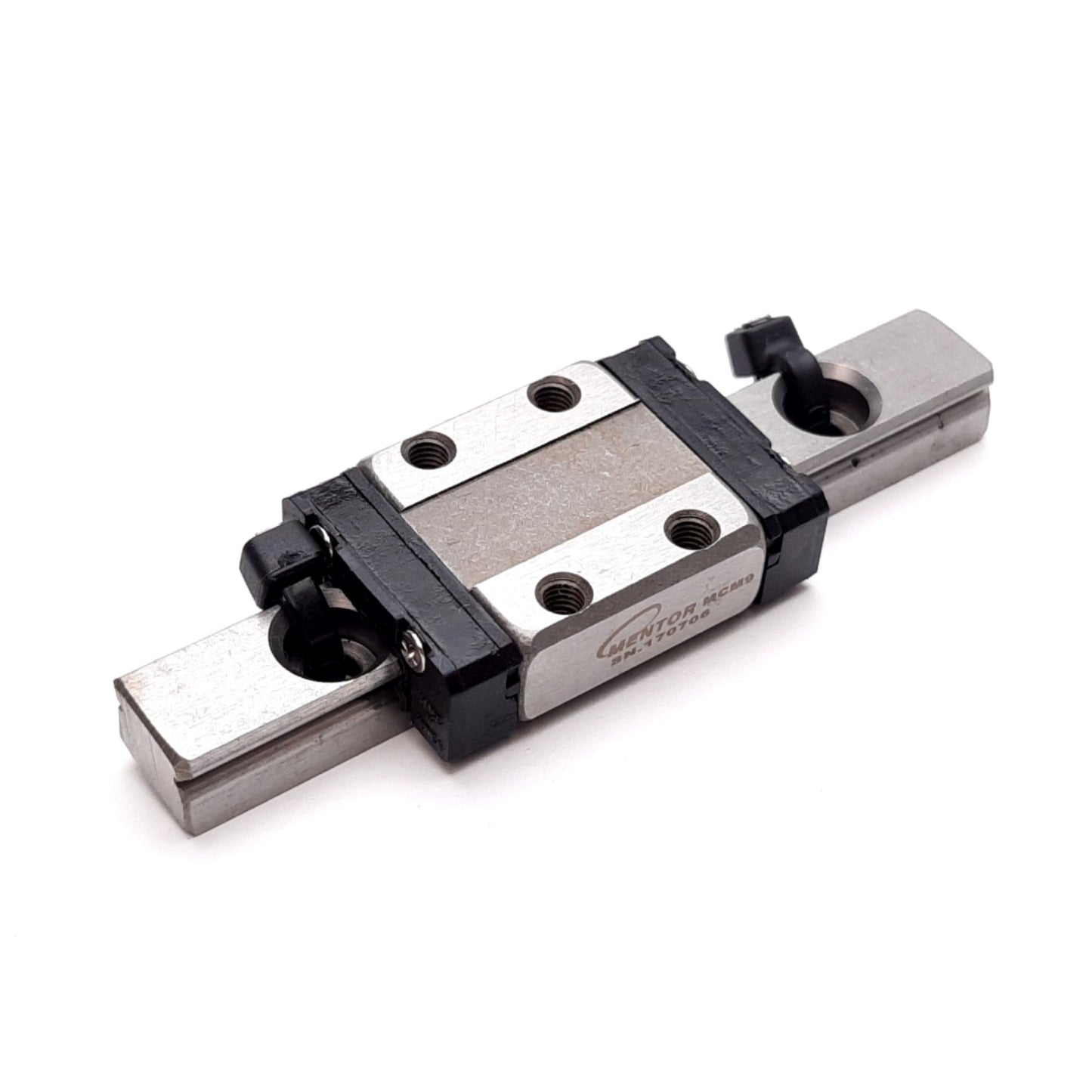 Used Mentor MCM9 Ball Bearing Linear Slide, On 65.5mm Rail, Carriage: 20mm x 29.5mm