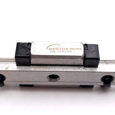 Used Mentor MCM9 Ball Bearing Linear Slide, On 65.5mm Rail, Carriage: 20mm x 29.5mm