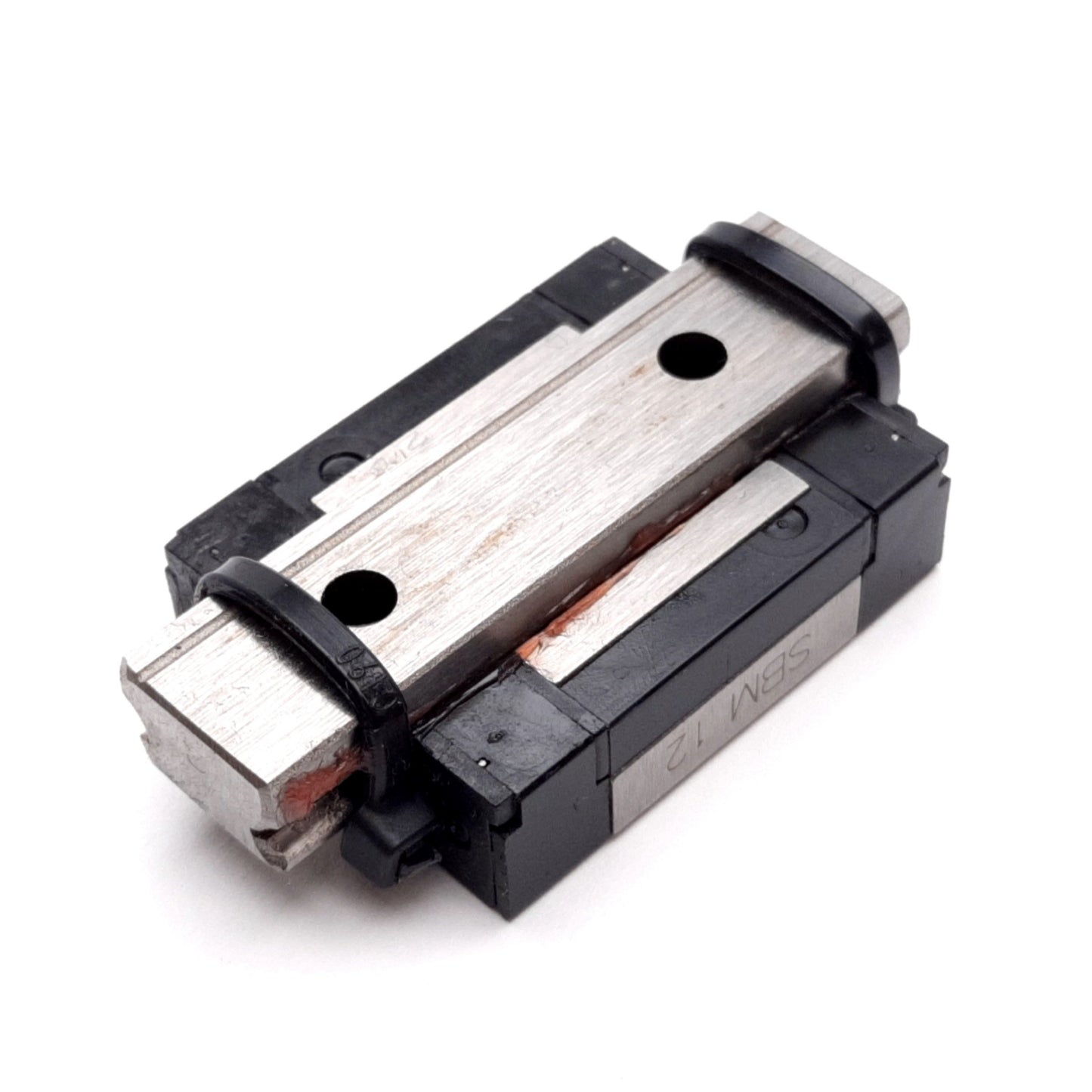 Used SBC Linear SBM 12 Linear Guide Block, On 48.5mm Rail, Carriage: 27mm x 34.6mm