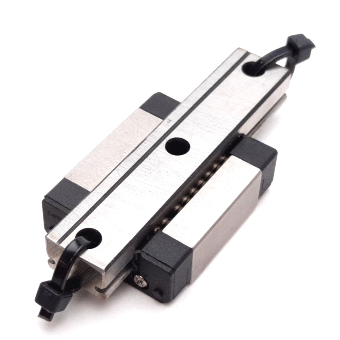 Used MGN12 Linear Rail Guide, On 58mm Rail, Carriage: 27mm x 34mm x 13mm High on Rail