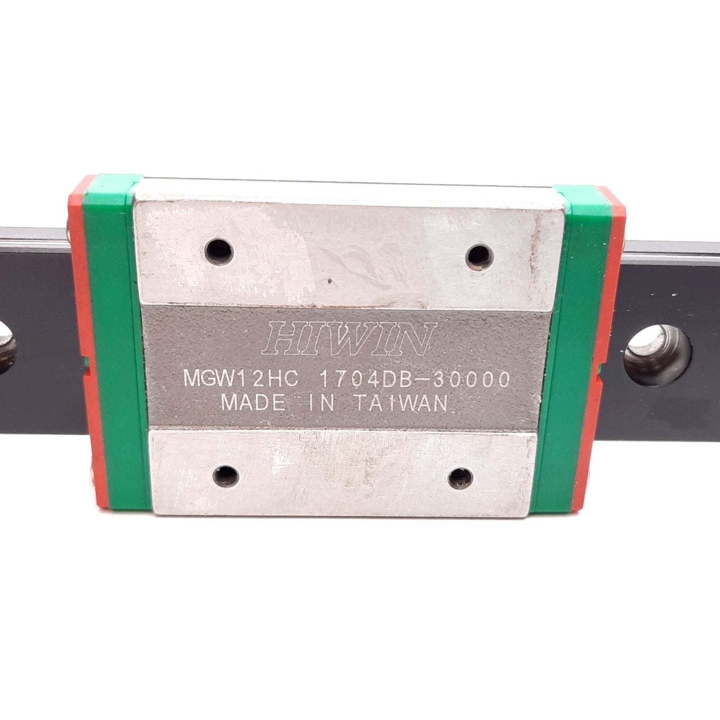 Used Hiwin MGW12HC Linear Guide Bearing, On 178mm Rail, Carriage: 40mm x 60mm