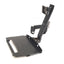 Used Ergotron 28-188-200 Combo Keyboard / Flat Panel Monitor Arm Wall Mount, Black