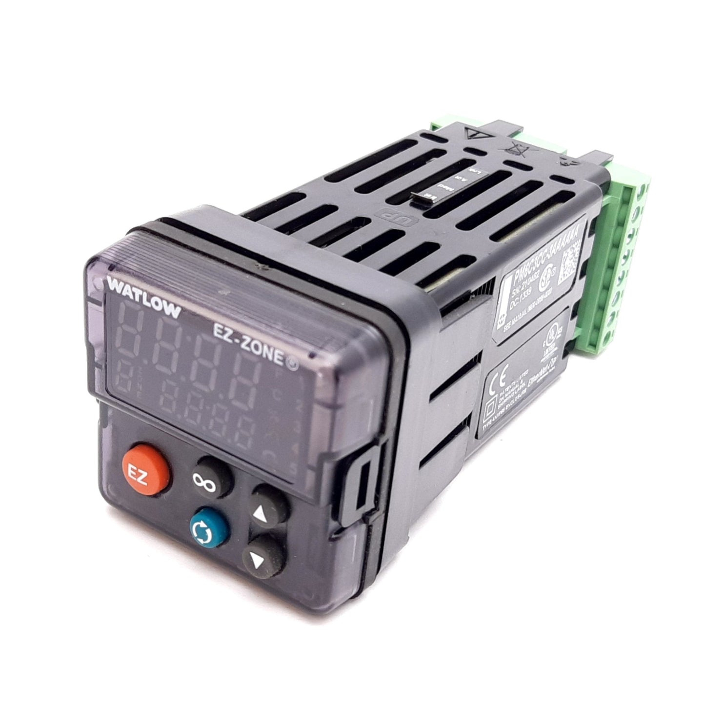 Used Watlow PM6C3CC-3AAAAAA Temperature Limit Controller, 15-36VDC 24VAC, 1/16DIN