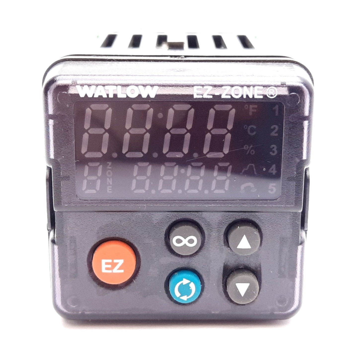 Used Watlow PM6C3CC-3AAAAAA Temperature Limit Controller, 15-36VDC 24VAC, 1/16DIN