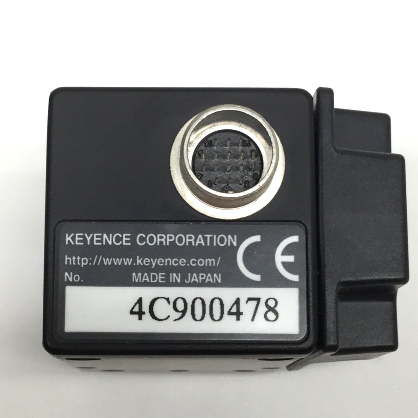 Used Keyence CV-035C Machine Vision Camera, 1/3" Color CCD, 656 x 492, C-Mount, 24VDC