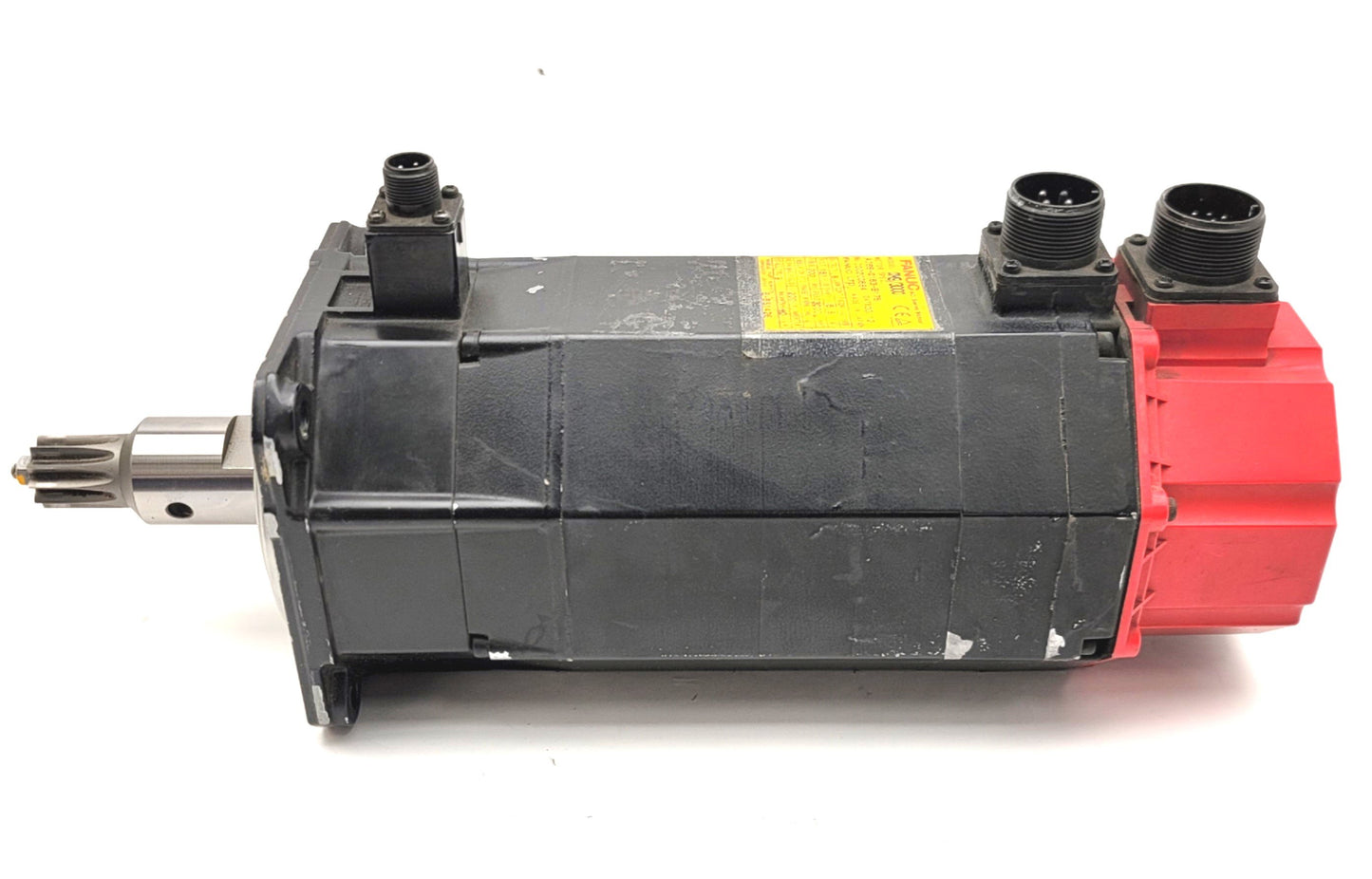 Used GE Fanuc AM9/3000 A06B-0163-B175 AC Servo Motor 1.8kW, 3000RPM, 9Nm, 161V, 200Hz