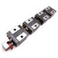 Used THK SR30V Linear Bearing Blocks (4x) on 360mm Long Rail, 60mm x 60mm x 42mm