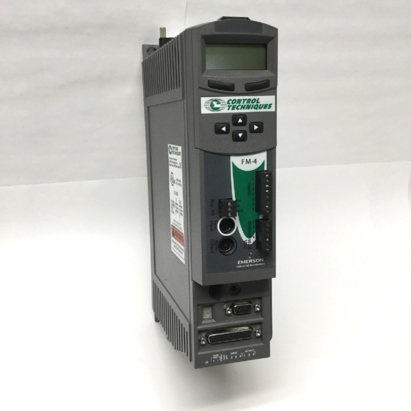 Used Control Techniques EN-204-00-000 Servo Drive 240VAC 4.5A 3PH w/FM-4 Module