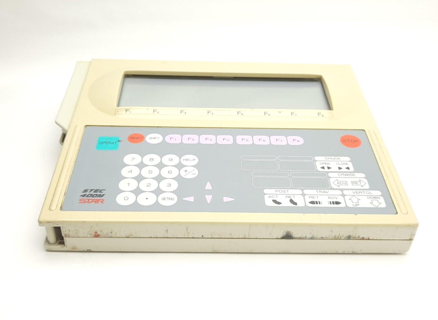 For Parts Star Sieki P400-C Teach Pendent Control Unit w/ Display, STEC 400M, *Broke Pin*